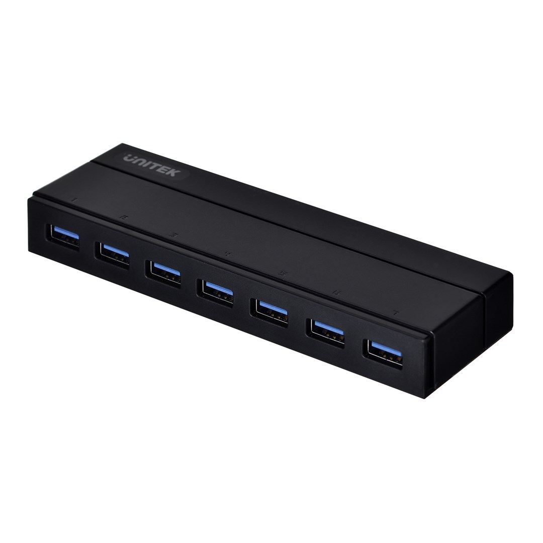 UNITEK HUB USB-A + DC Y-3184; 7x USB 3.2 Gen 1 (3.1 Gen 1) Type-A_3