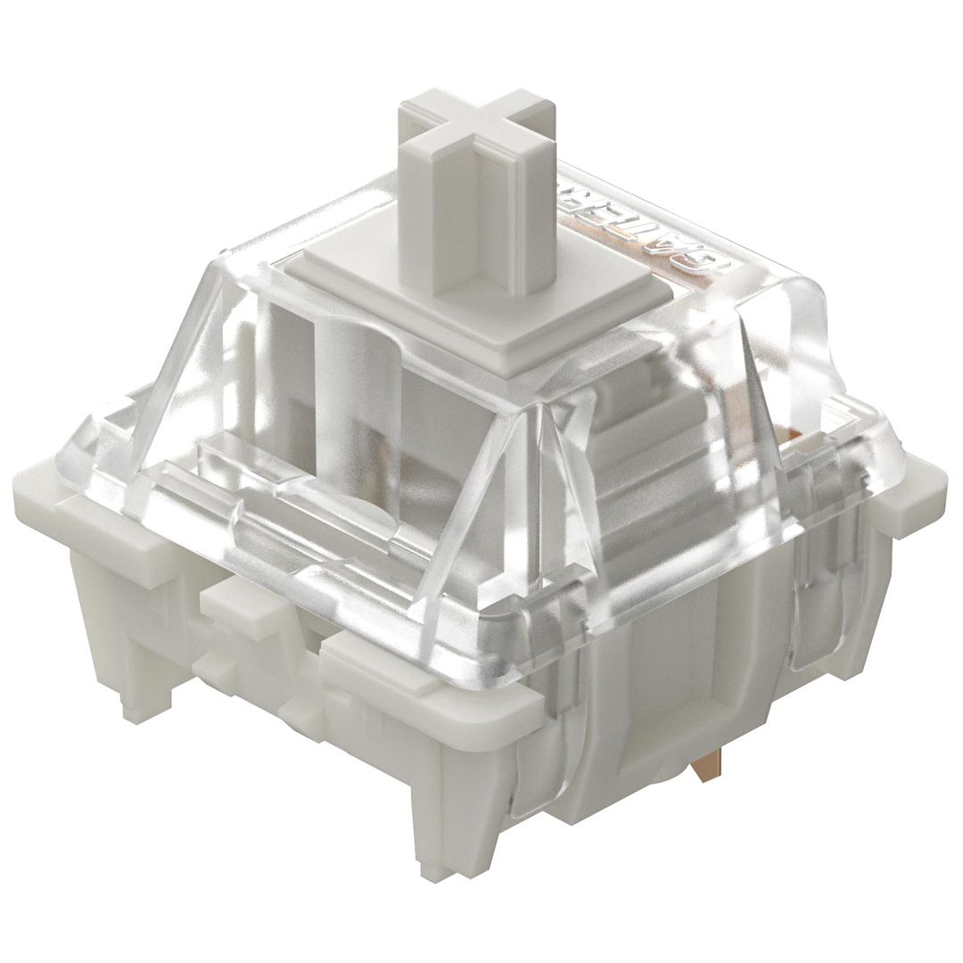 Ducky Gateron G Pro White Switches  mechanical  3-pin  linear  MX-Stem  38g - 110 pieces_1