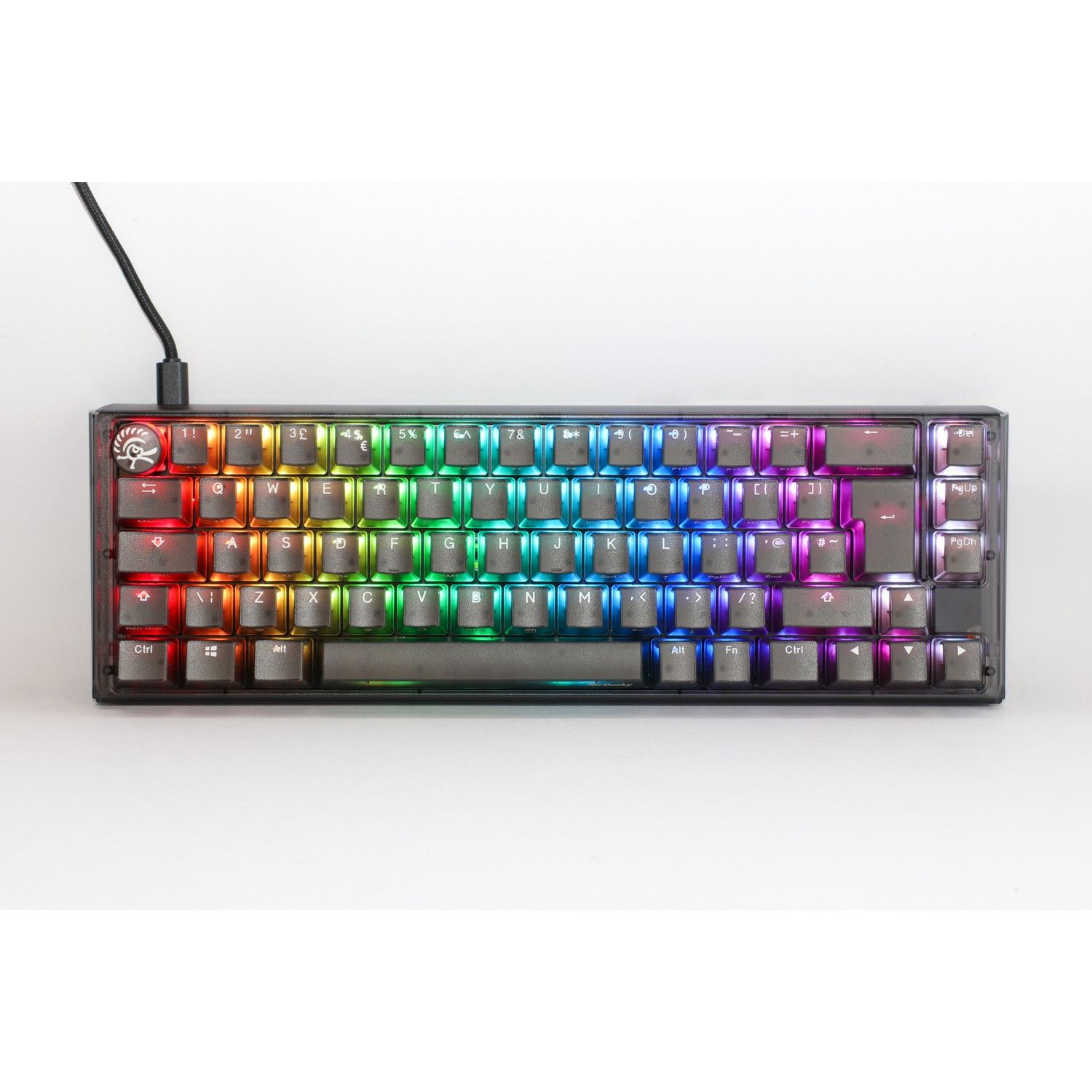 Ducky One 3 Aura Black SF Gaming Keyboard  RGB LED - Gateron Baby Kangaroo_1