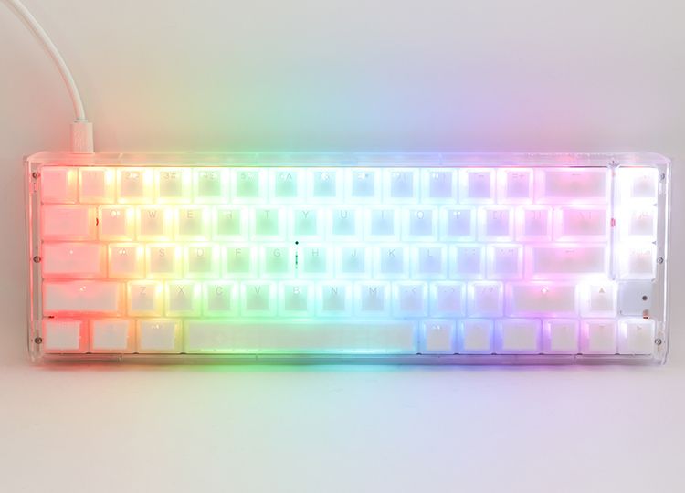Ducky One 3 Aura White TKL Gaming Keyboard  RGB LED - MX-Brown_1