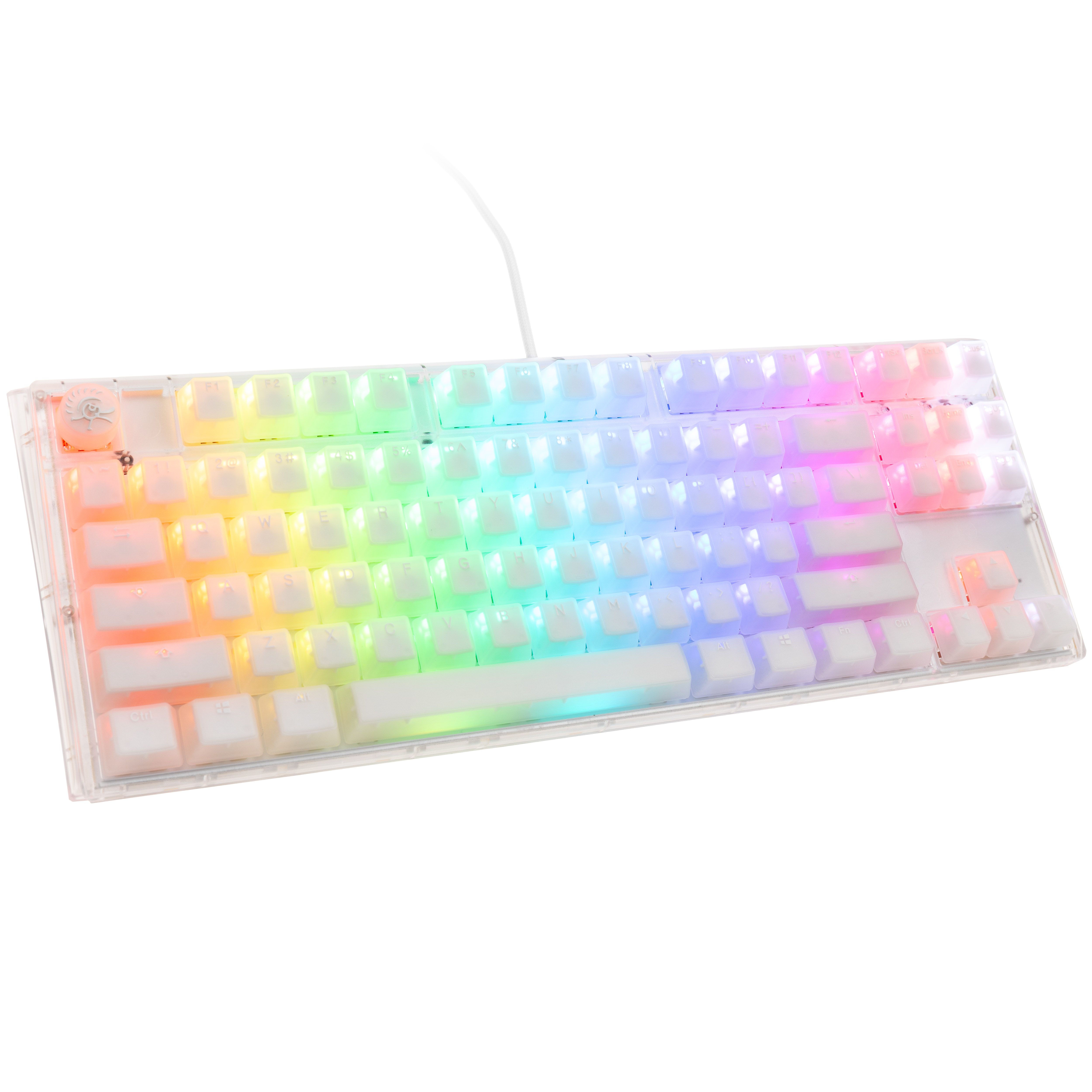 Ducky One 3 Aura White TKL Gaming Keyboard  RGB LED - Kailh Jellyfish Y (US)_1