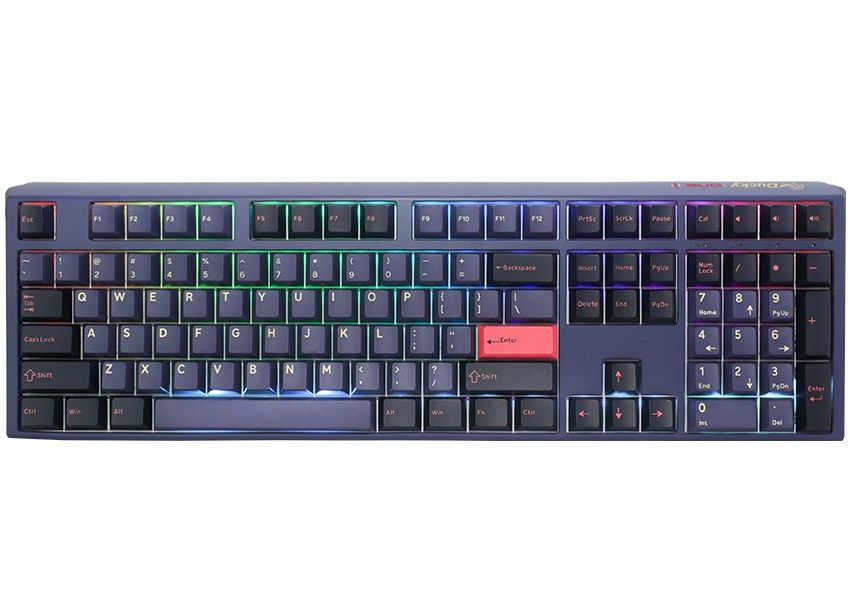 Ducky One 3 Cosmic Blue Gaming Keyboard  RGB LED - MX-Red (US)_1