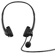 HP Stereo USB Headset G2 Wired Head-band Office/Call center Black_1