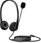 HP Stereo USB Headset G2 Wired Head-band Office/Call center Black_3
