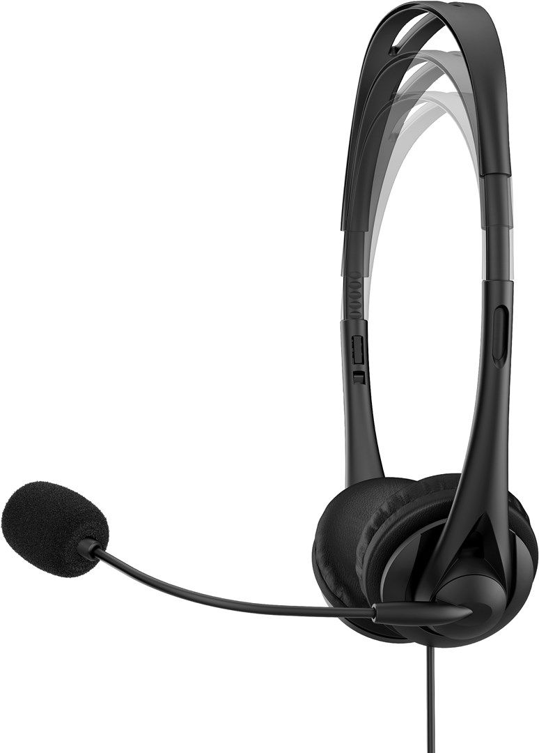 HP Stereo USB Headset G2 Wired Head-band Office/Call center Black_4