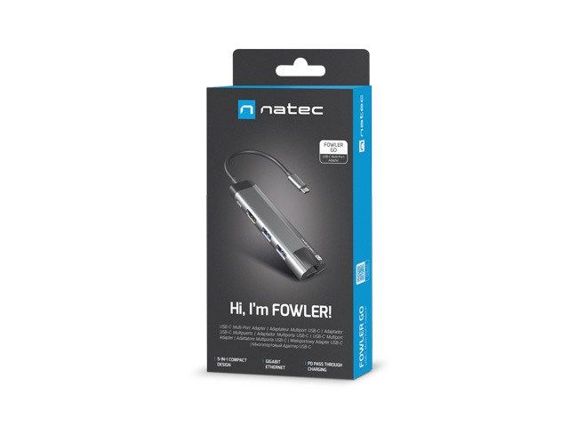NATEC MULTIPORT FOWLER GO USB-C -> HUB USB  HDMI_1