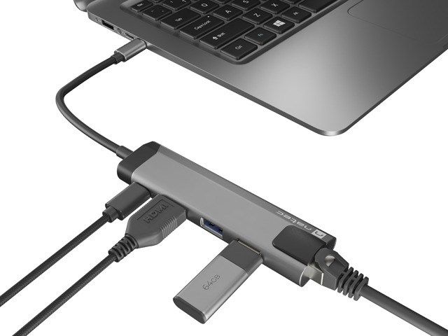 NATEC MULTIPORT FOWLER GO USB-C -> HUB USB  HDMI_7