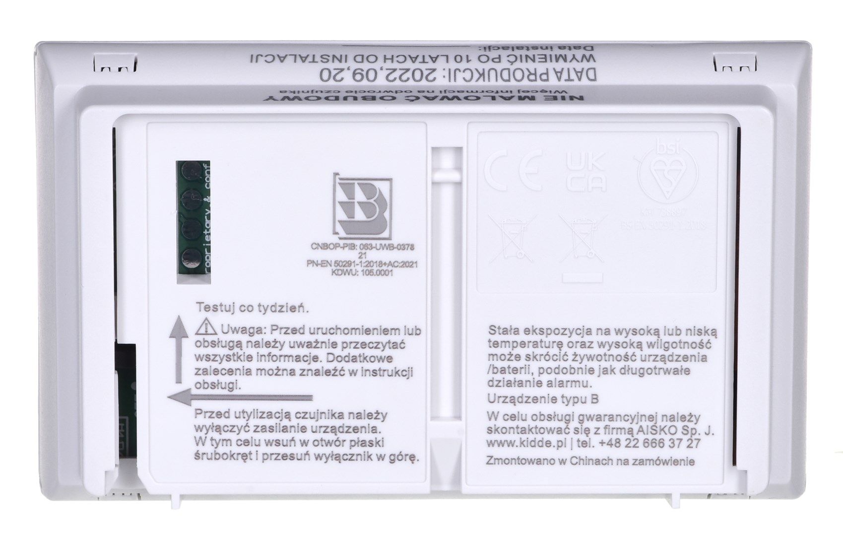 K10LLDCO KIDDE CARBON MONOXIDE AND CARBON MONOXIDE DETECTOR_4
