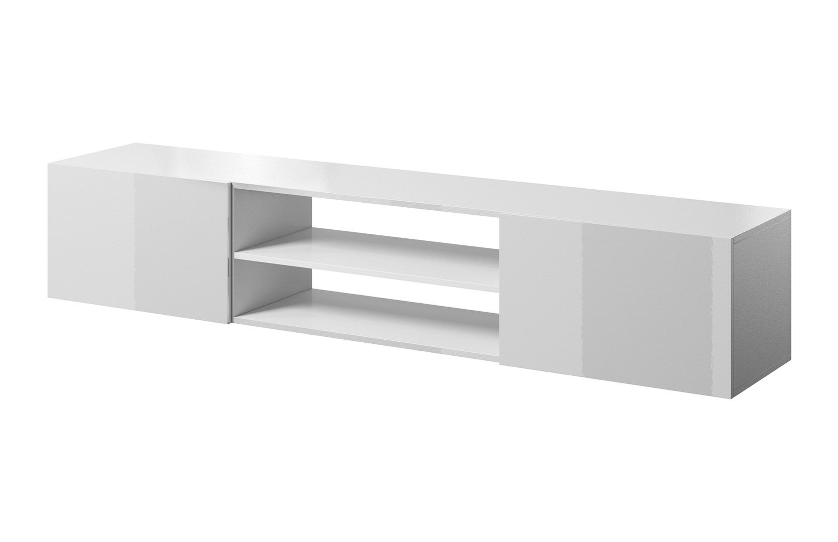 RTV cabinet SLIDE 200K 200x40x37 cm all glossy white_1