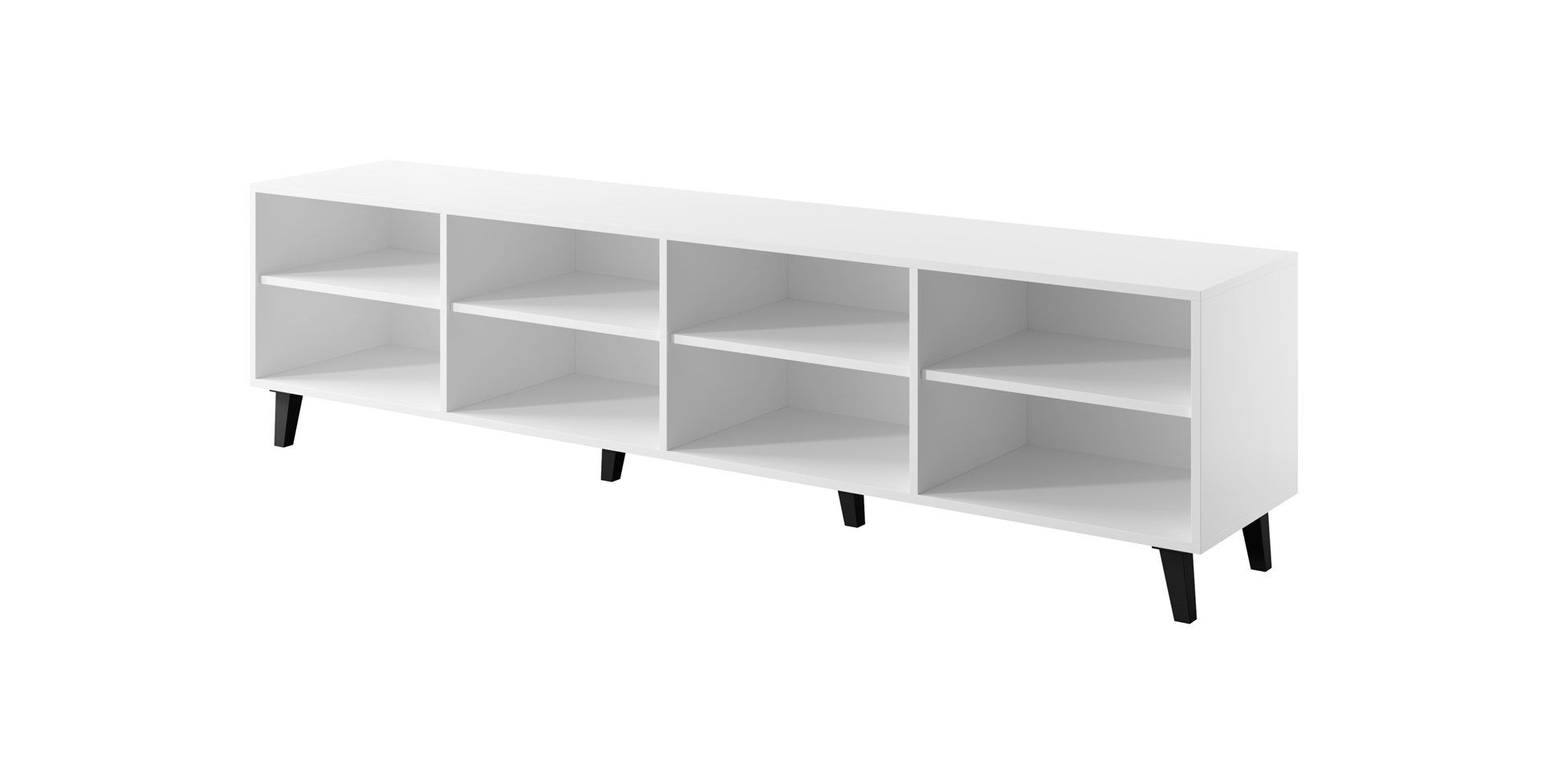 RTV cabinet FARO 200x42x52 white matt + oak craft_2