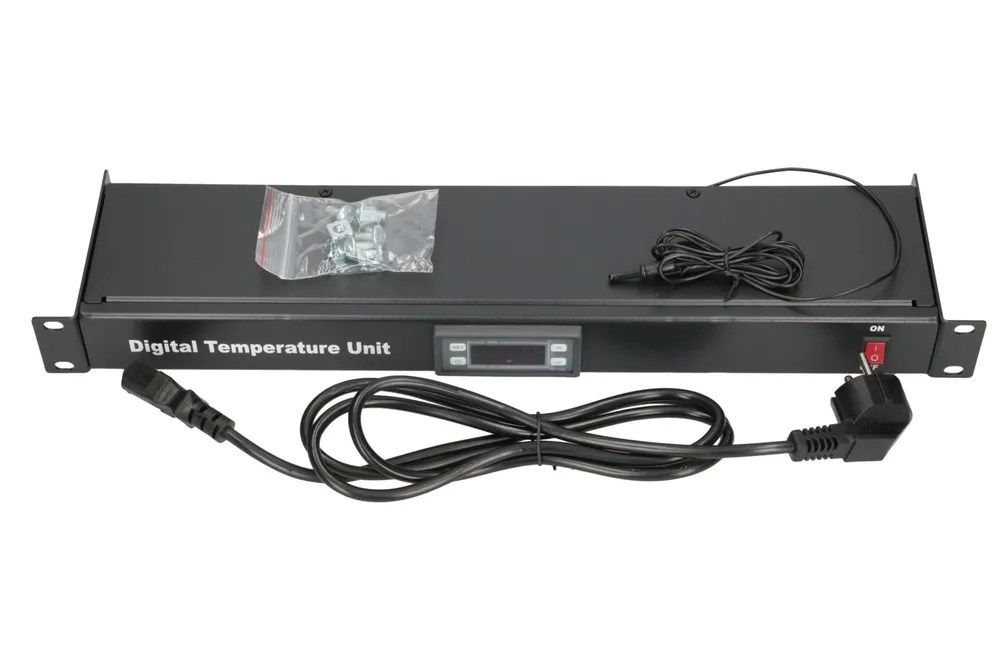 Extralink Thermostat unit 19  for rack cabinets_7