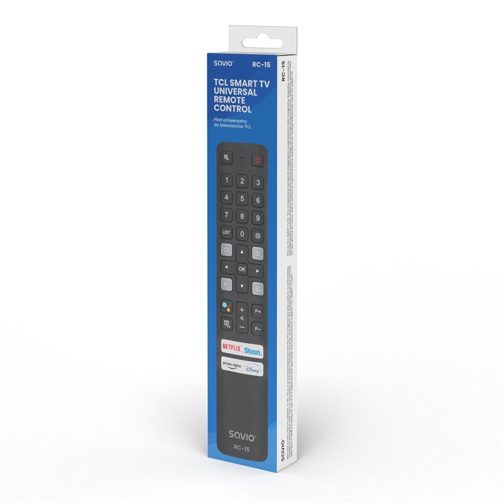 SAVIO RC-15 universal remote control/replacement for TCL   SMART TV_3