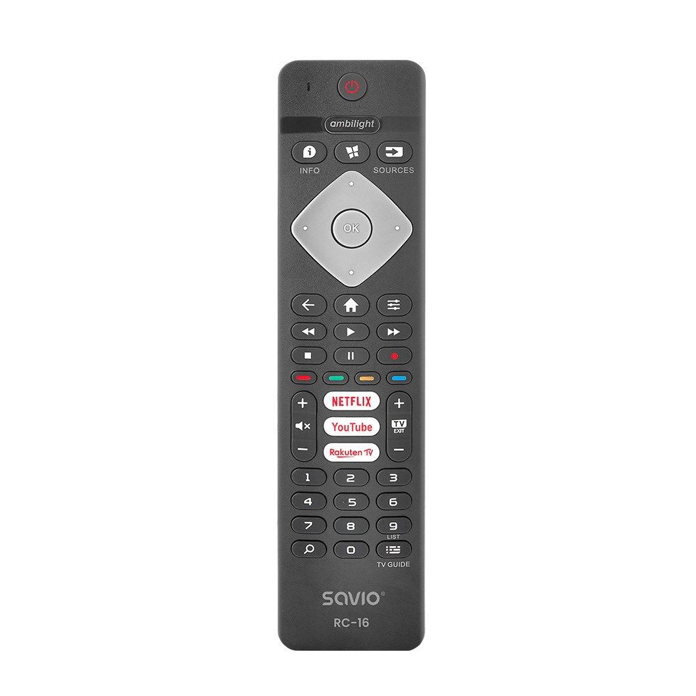 Savio universal remote control/replacement for Philips TV  SMART TV  RC-16_1