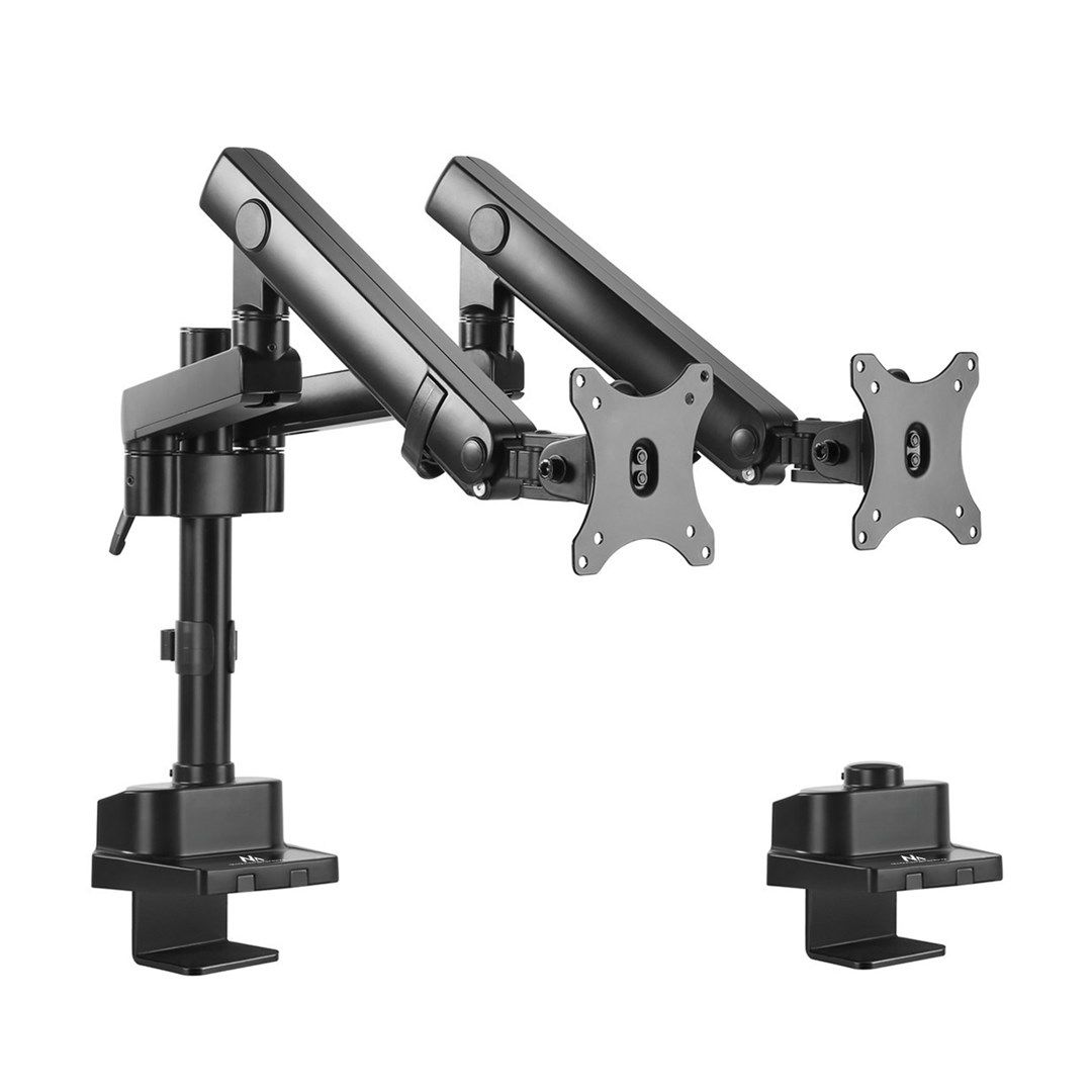Maclean Desktop Mount for 2 LCD Monitors  Vesa 75x75 and 100x100  17-32   2x8kg  MC-812_1