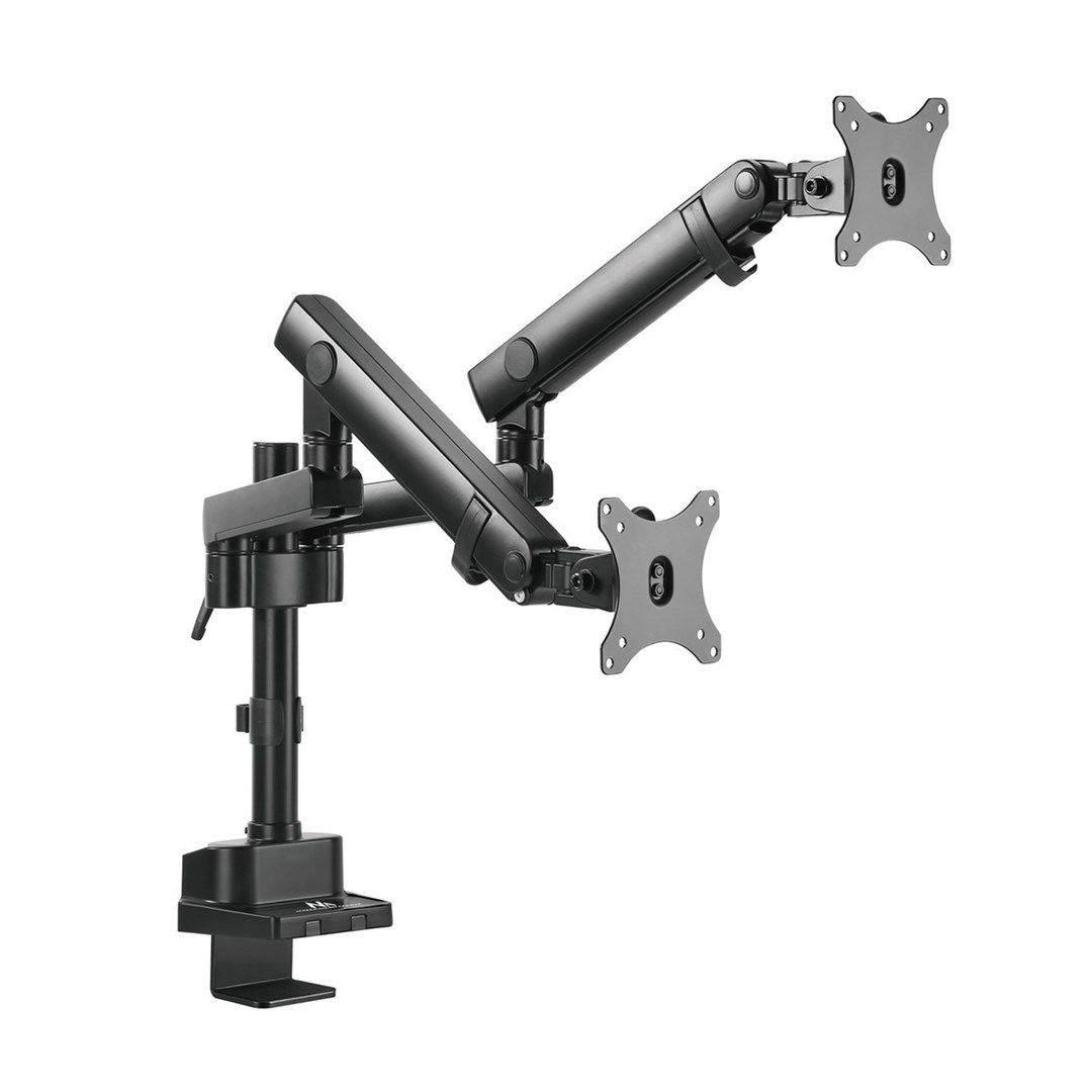Maclean Desktop Mount for 2 LCD Monitors  Vesa 75x75 and 100x100  17-32   2x8kg  MC-812_2