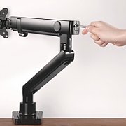 Maclean Desktop Mount for 2 LCD Monitors  Vesa 75x75 and 100x100  17-32   2x8kg  MC-812_5