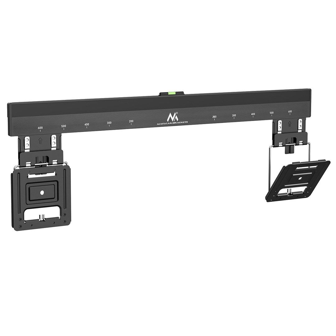 Maclean MC-481 Ultra Flat Slim TV Wall Mount Bracket Holder for 37-80  Flat Curved up to 75kg Max. VESA 600x400 Universal TV Mount Holde_1