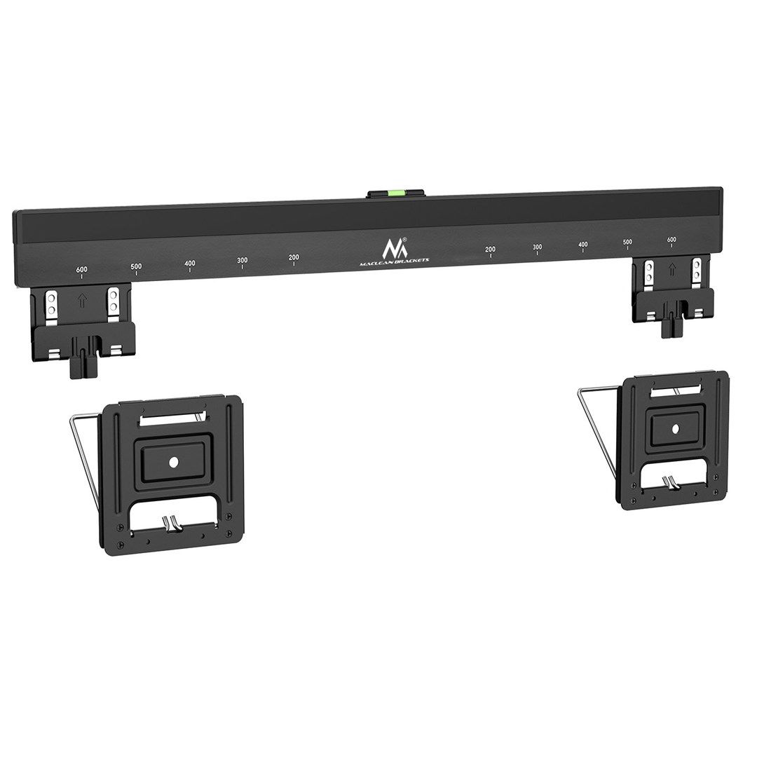 Maclean MC-481 Ultra Flat Slim TV Wall Mount Bracket Holder for 37-80  Flat Curved up to 75kg Max. VESA 600x400 Universal TV Mount Holde_6