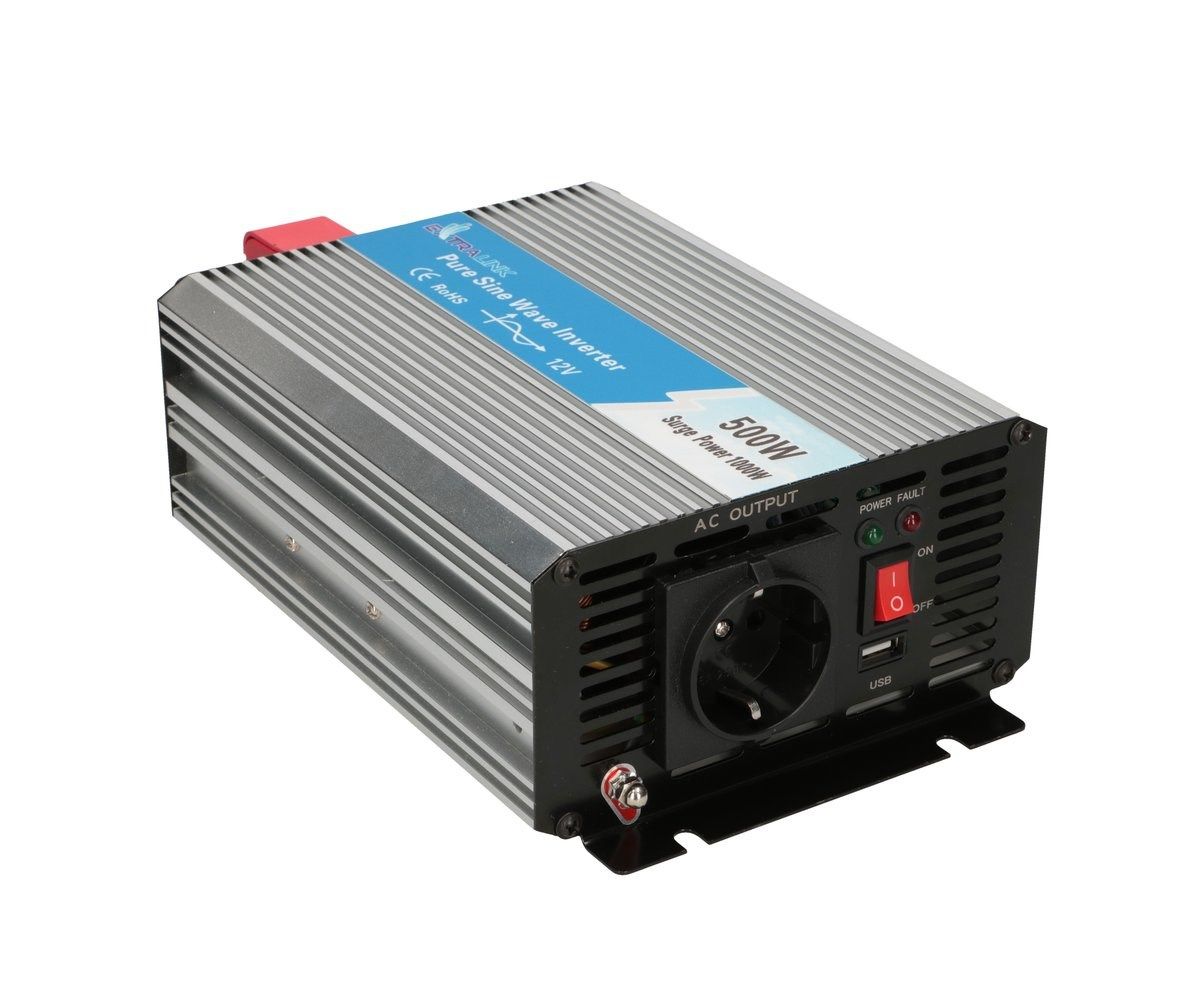 Extralink OPIP-500W | Voltage converter | car 12V  500W pure sine_1