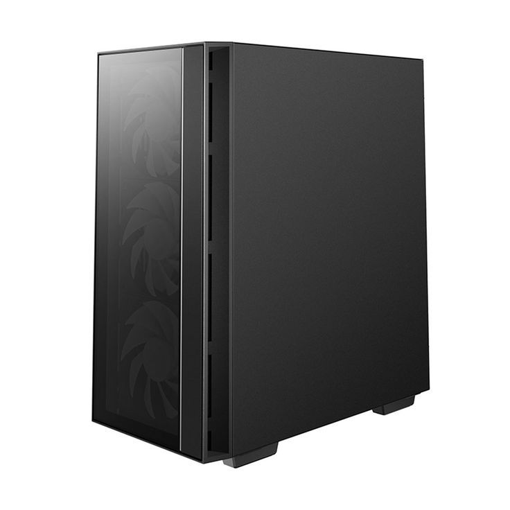 CARCASA DeepCool  MATREXX55 , middle tower, gaming, fara sursa, suporta 8xfan, 4xfan inclus, USB 3.1 gen1 x 1, USB Type-C, audio+mic, 7 sloturi expansiune, negru,  R-MATREXX55-BCADA4-G-4  (timbru verde 0.32lei)
