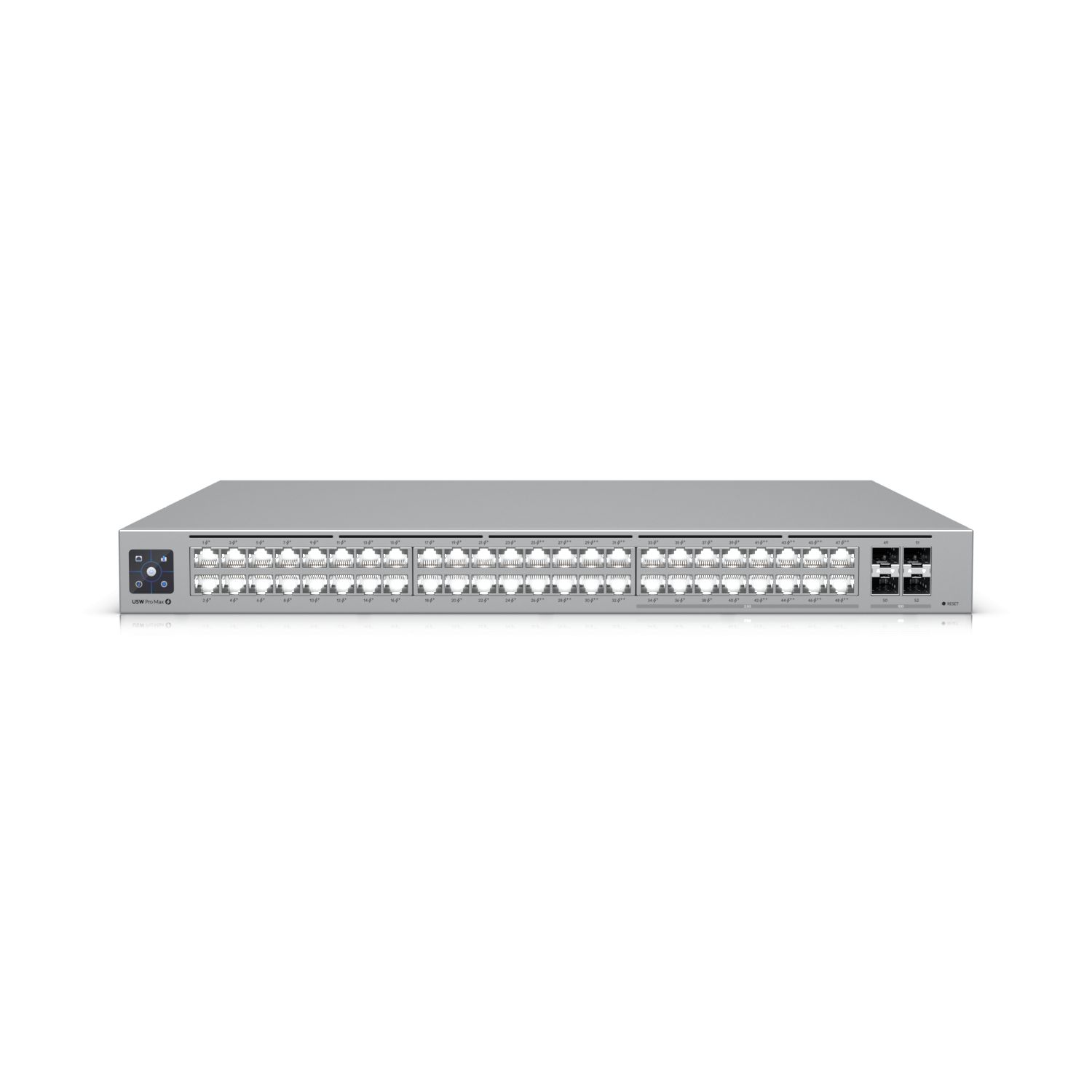 Ubiquiti 48-port, Layer 3 Etherlighting switch with 2.5 GbE, 16x 2.5 GbE RJ45 ports, 32x  GbE RJ45 ports, 4x 10G SFP+ ports_1