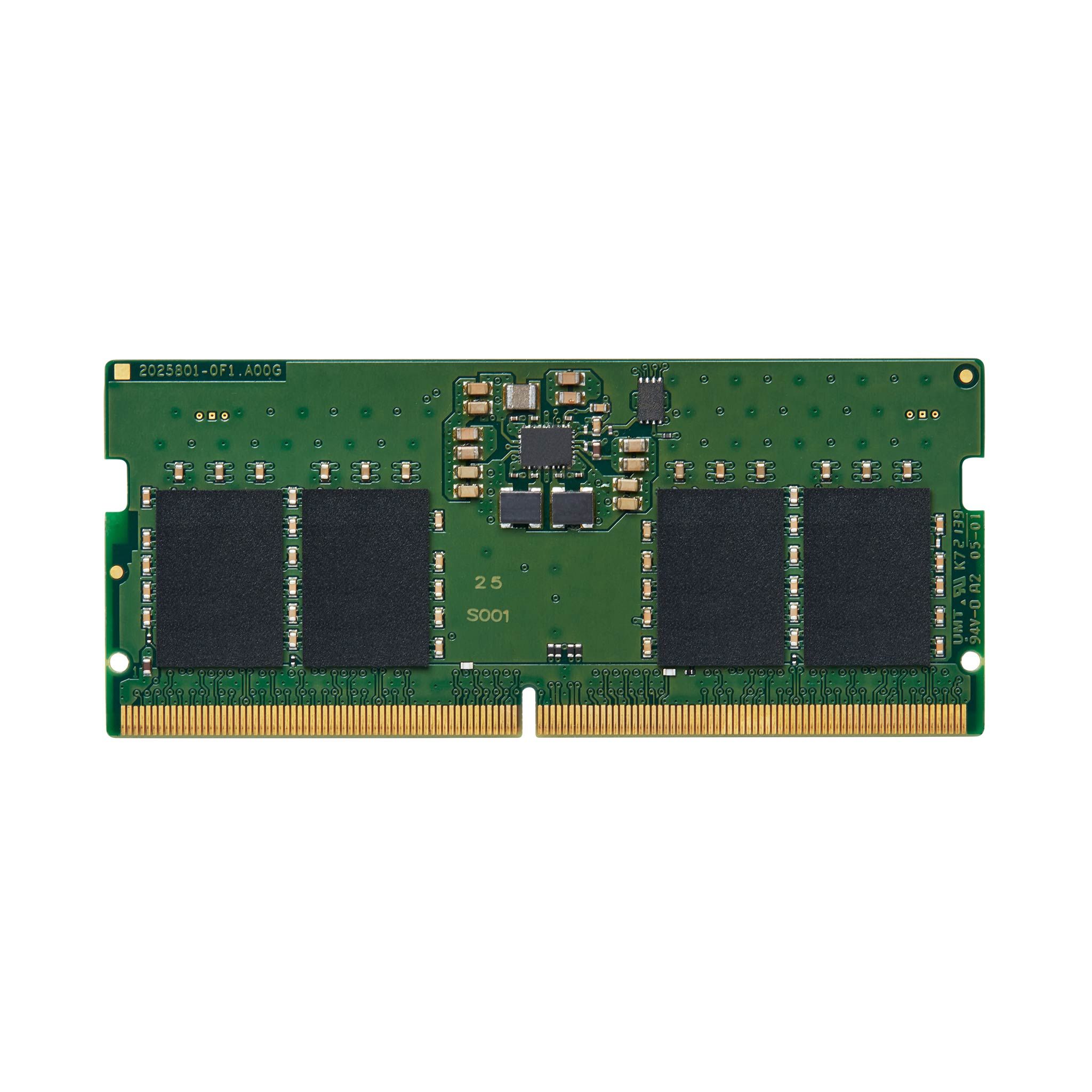 Kingston DRAM 8GB 5600MT/s DDR5 Non-ECC CL46 SODIMM 1Rx16 EAN: 740617334074_1