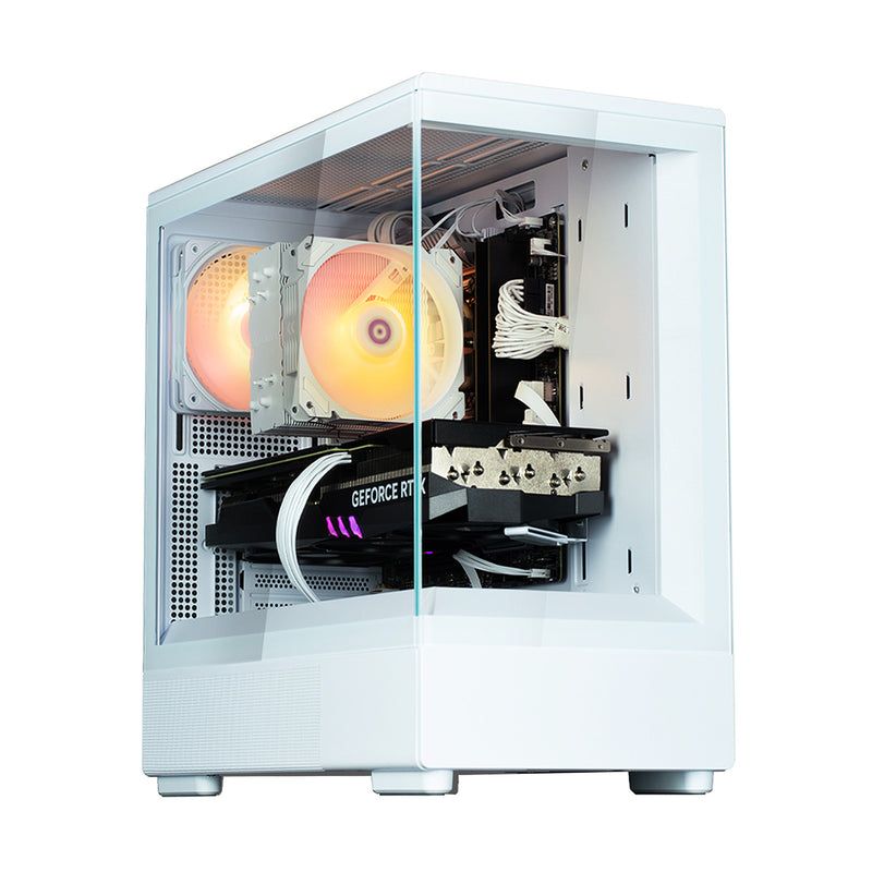CARCASA Zalman  P10 , mini tower, gaming, fara sursa, suporta 7xfan, 1xfan inclus, , USB 3.1 gen1 x 1, USB Type-C, audio+mic, 5 sloturi expansiune, alb,  P10 White  (timbru verde 0.08lei)