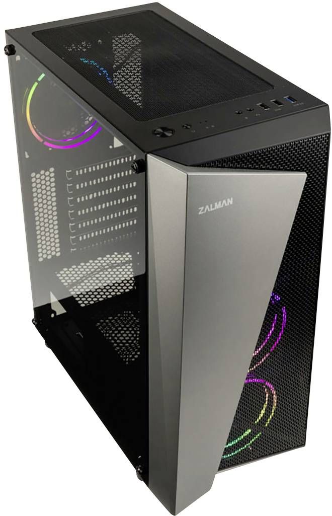 CARCASA Zalman  S4 Plus , middle tower, gaming, fara sursa, suporta 8xfan, 3xfan inclus, , USB 3.1 gen1 x 1, USB 2.0 x 2, audio+mic, , negru,  S4 Plus  (timbru verde 0.24lei)