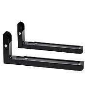 Maclean MC-915 B Universal Microwave Bracket Holder Wall Mount Adjustable Solid Metal Kitchen 30kg Black_3