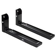Maclean MC-915 B Universal Microwave Bracket Holder Wall Mount Adjustable Solid Metal Kitchen 30kg Black_4