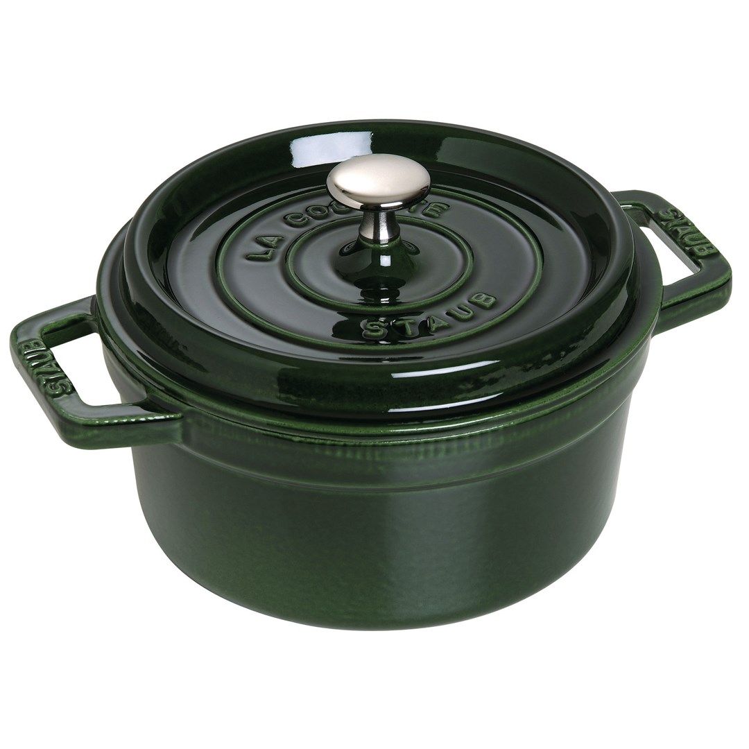 Staub Round Cast Iron Pot - Green  2.2 ltr_1