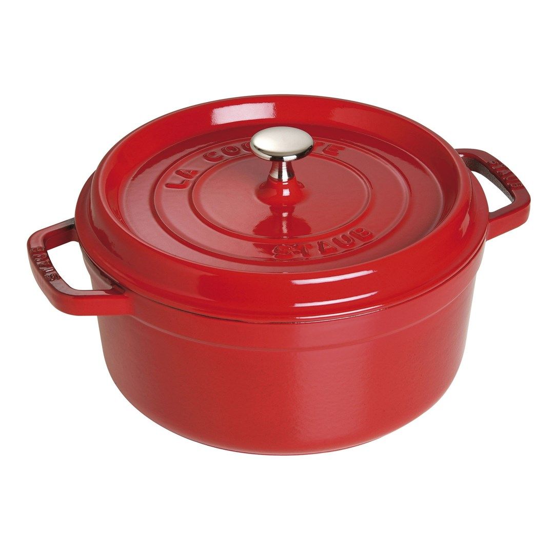 Staub Round Cast Iron Pot - 3.8 ltr  Red_1