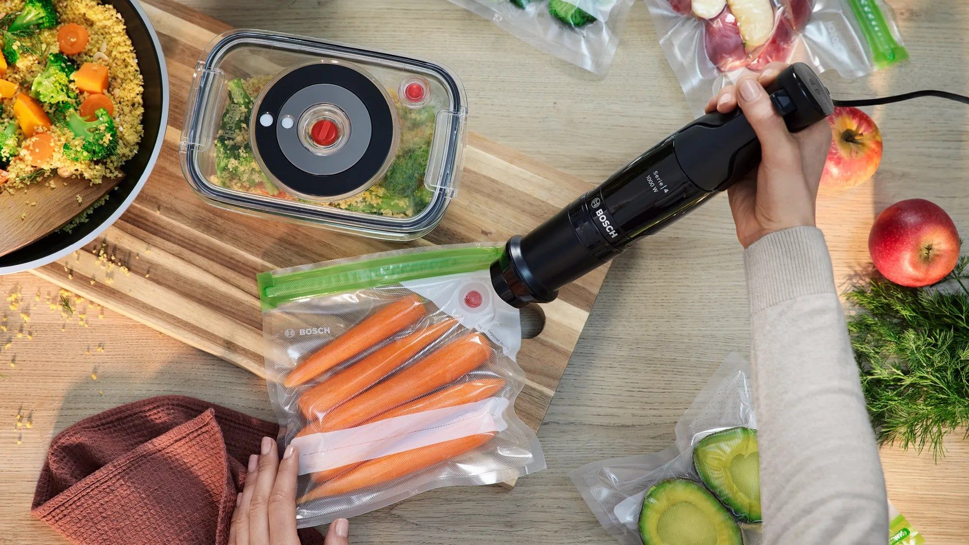 Bosch Serie 4 MSM4B623 blender 0.6 L Immersion blender 1000 W Anthracite  Transparent_14