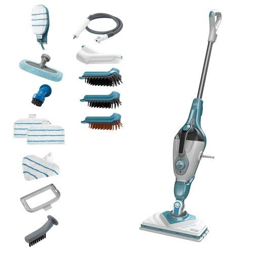 Black & Decker BHSM1610DSM Portable steam cleaner 0.5 L 1600 W Aqua colour  White_1