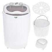 Adler AD 8055 washing machine Top-load 3 kg Cream  White_8