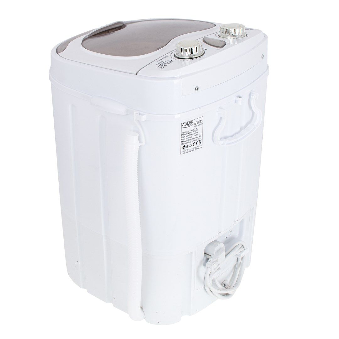 Adler AD 8055 washing machine Top-load 3 kg Cream  White_9