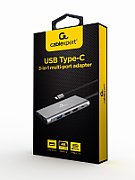 Gembird A-CM-COMBO3-03 USB Type-C 3-in-1 multi-port adapter (Hub + HDMI + PD)_4