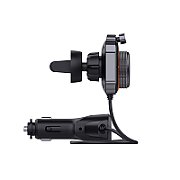 SAVIO FM transmitter  Bluetooth 5.0  QC/PD 3.0 charger  ENC  AUX OUT  Micro SD  TR-14  black_5