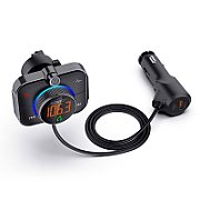 SAVIO FM transmitter  Bluetooth 5.0  QC/PD 3.0 charger  ENC  AUX OUT  Micro SD  TR-14  black_7