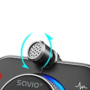 SAVIO FM transmitter  Bluetooth 5.0  QC/PD 3.0 charger  ENC  AUX OUT  Micro SD  TR-14  black_9