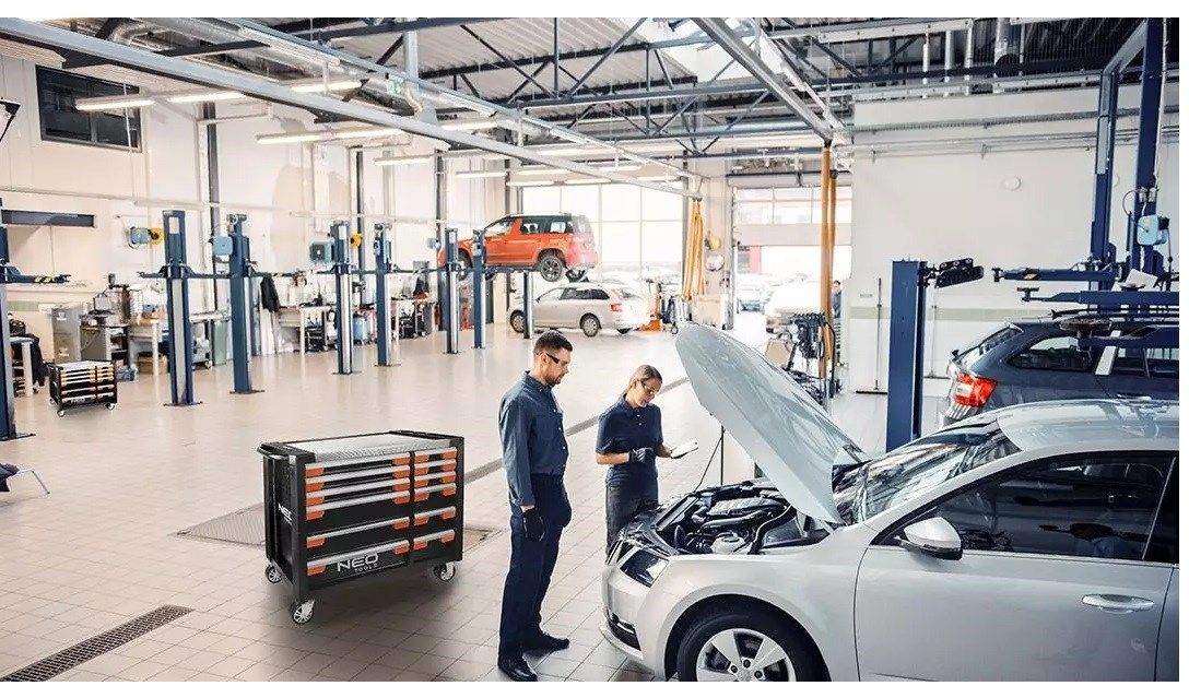 Neo Tools PRO workshop cabinet 12 drawers_10