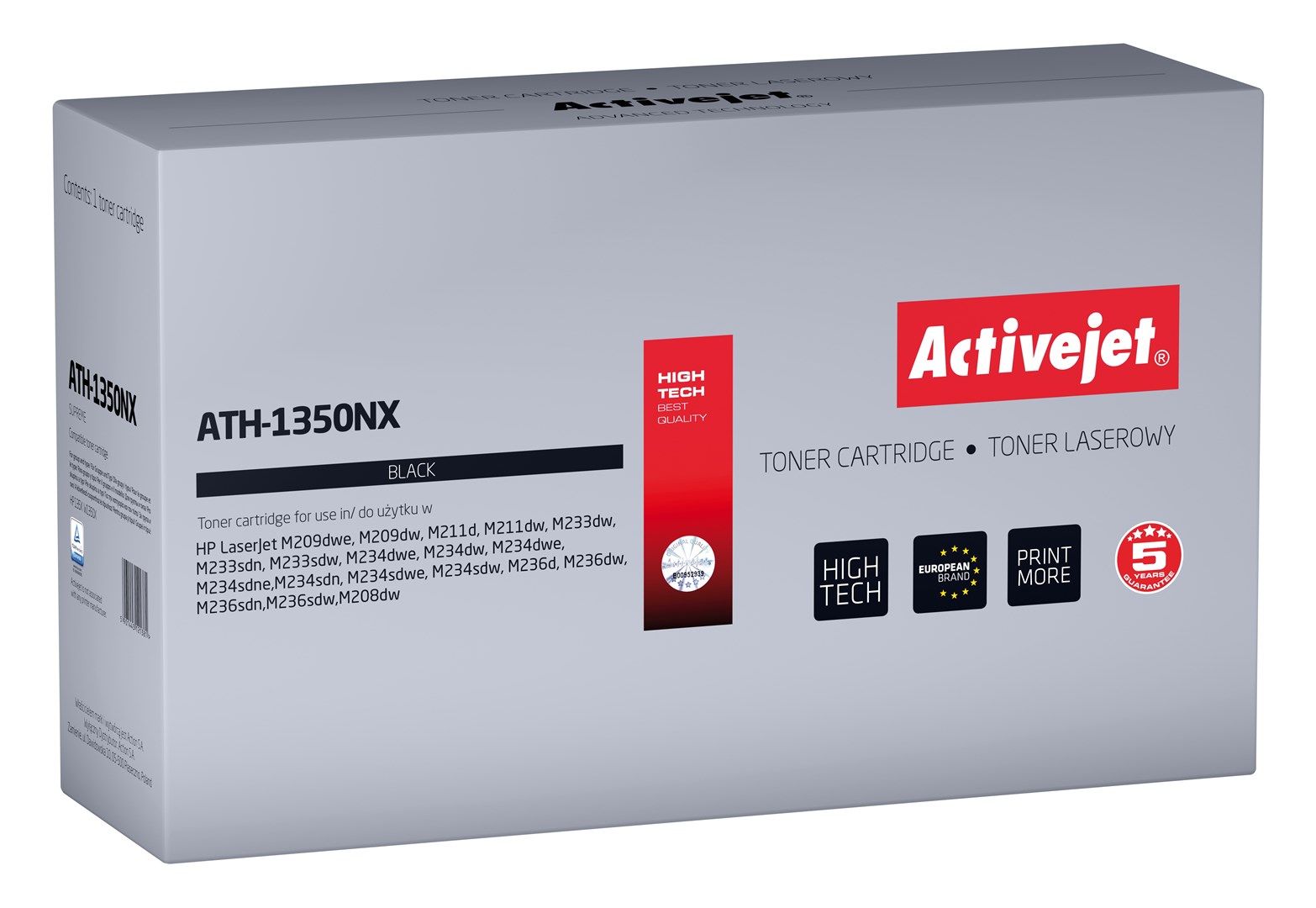 Activejet ATS-1350NX toner (replacement HP W1350X; Supreme; 3500 pages; black)_1