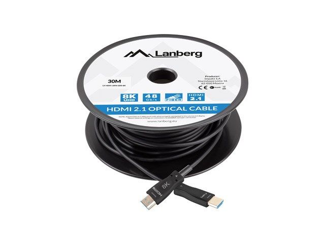 LANBERG CABLE HDMI M/M V2.1 30M 8K OPTICAL AOC_2