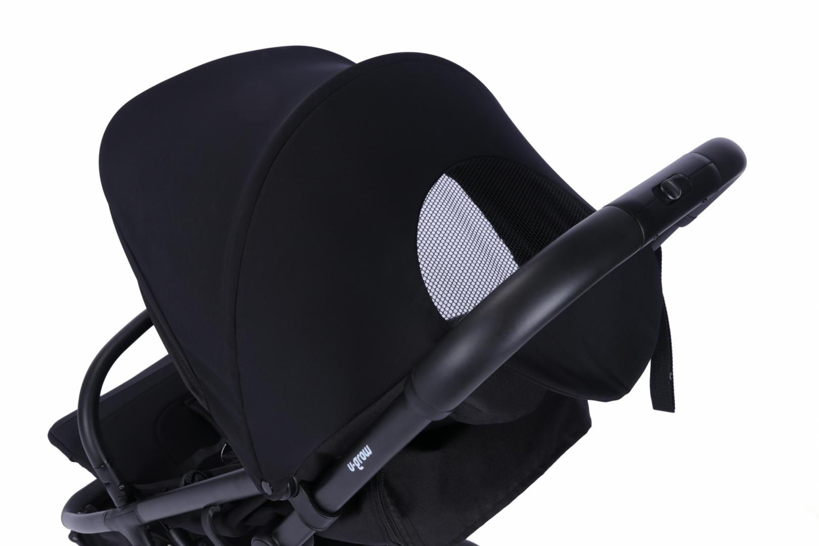 Carucior sport U-Grow autofold, 0-48 luni, negru_12