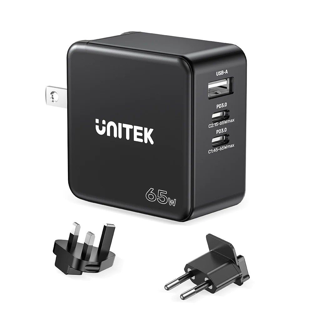 UNITEK P1117B mobile device charger Black_1