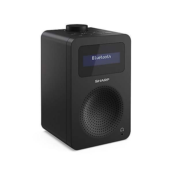 Sharp DR-430(BK) Digital Radio  FM/DAB/DAB+  Bluetooth 5.0  Midnight Black Sharp | Midnight Black | DR-430(BK) | Digital Radio | Bluetooth | FM radio | Headphone out_1