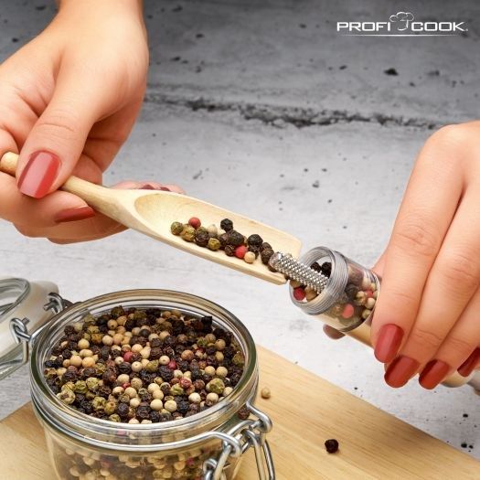 ProfiCook PC-PSM 1160 Salt & pepper grinder set Stainless steel  Transparent_5