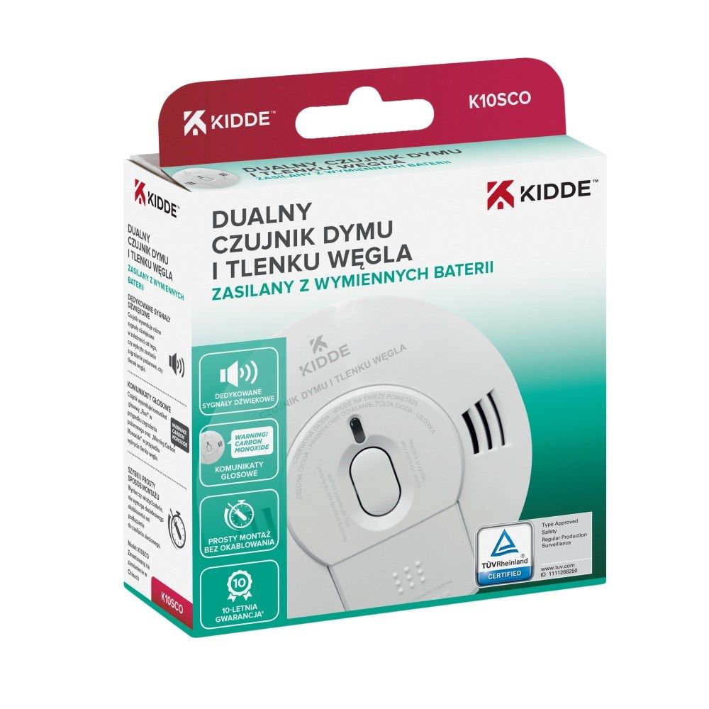 Carbon monoxide and smoke detector 2in1 Kidde K10SCO_7