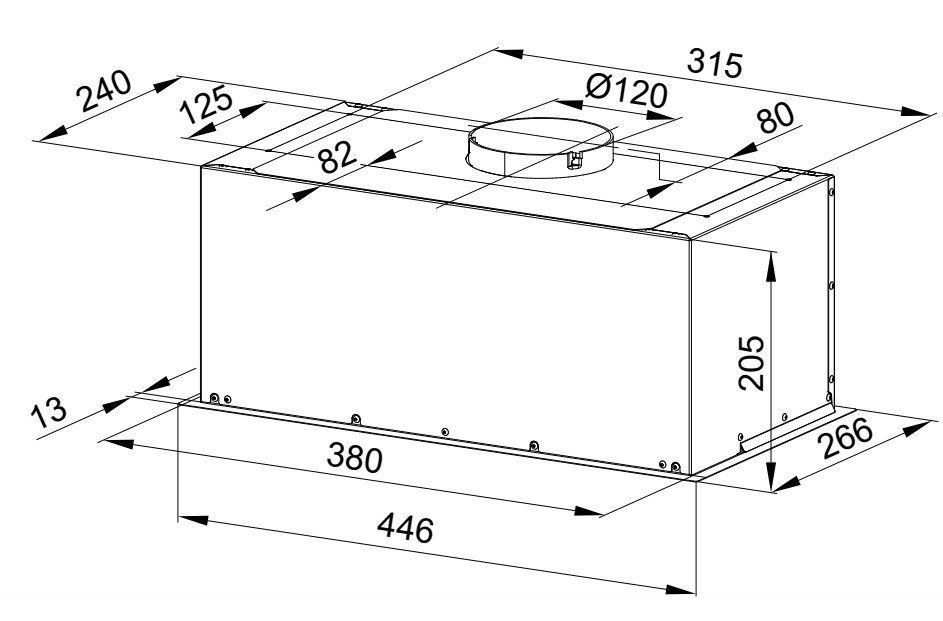 Recessed hood MPM-45-OW-05_2