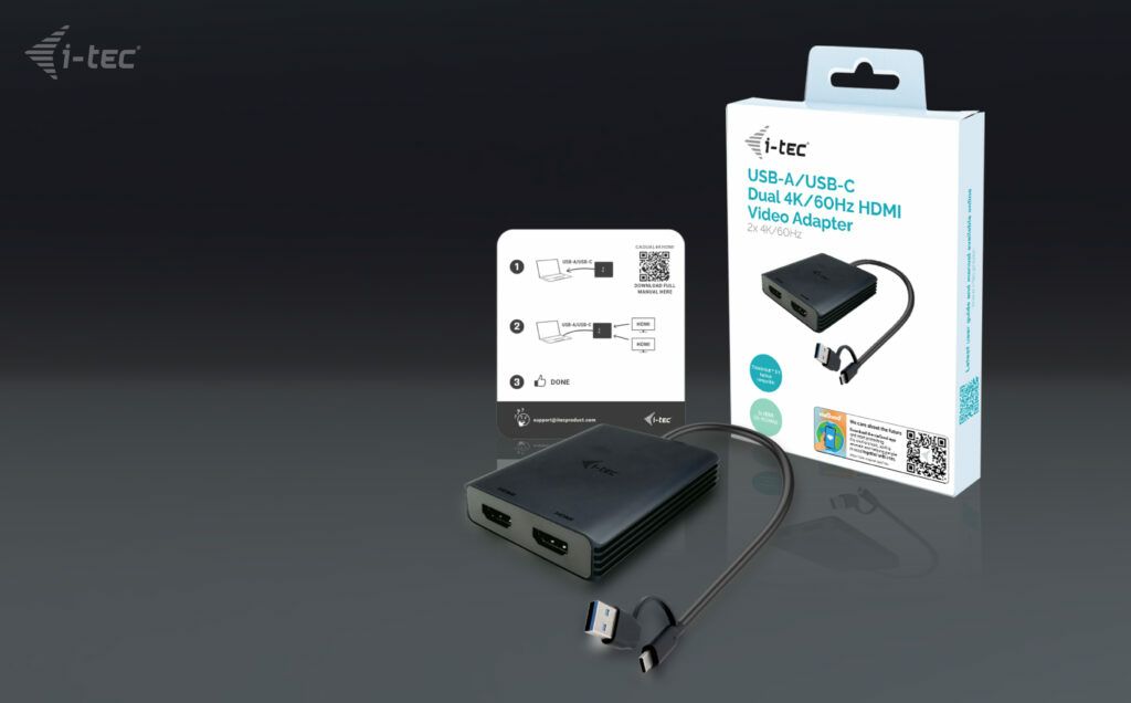 I-TEC USB-A/C 2X HDMI ADAPTER/DUAL 4K HDMI VIDEO ADAPTER_3